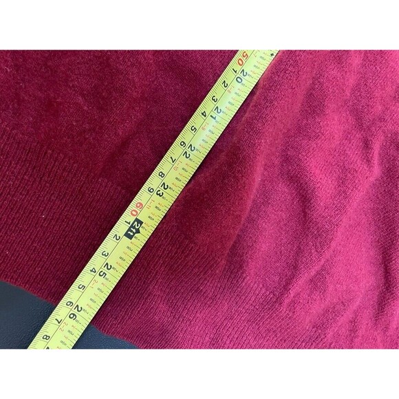 BROOKSFIELD SWEATER CASUAL V NECK MADE IN ITALY SIZE GG US SZ XL RED - Picture 8 of 9